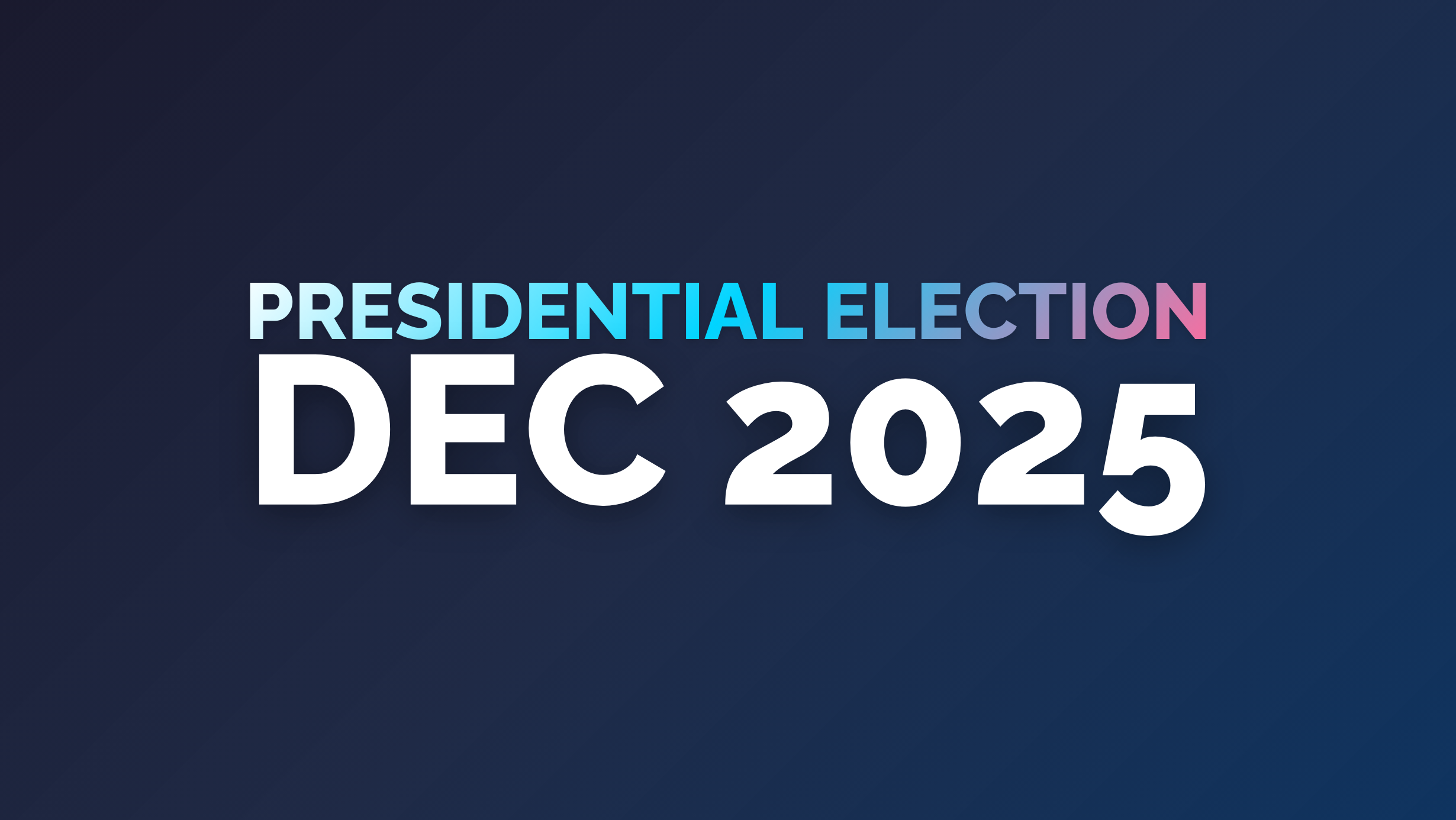 Presidential Poll Results 2025